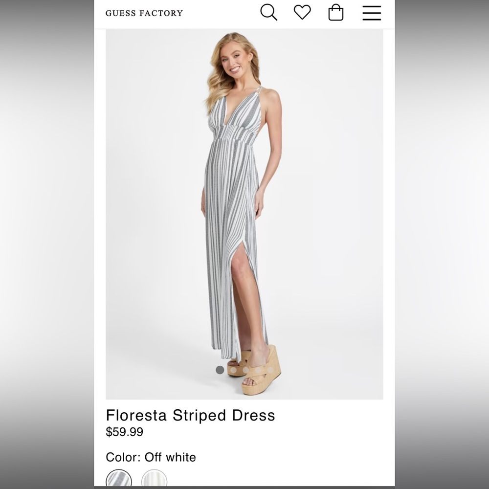 beautiful flowy guess dress